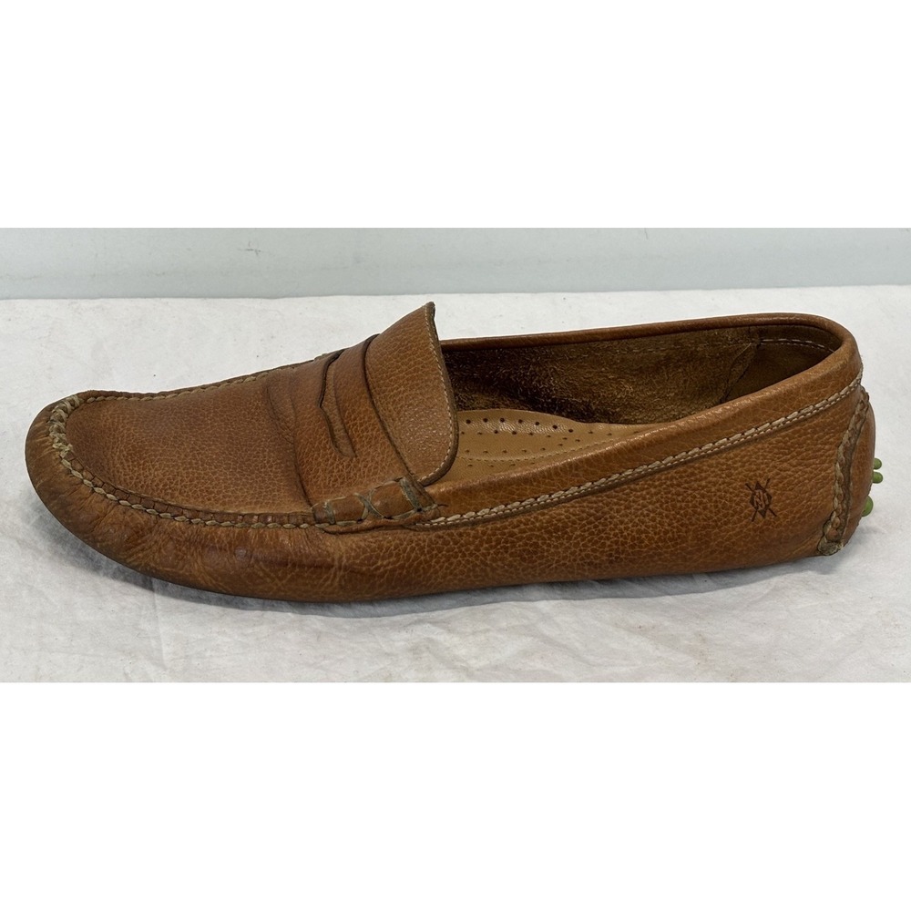 Martin Dingman M 11.5 M Monte Carlo Penny Loafers Brown Leather Driving Moccasin